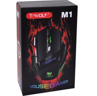T-wolf V1 RGB 7 Color LED 1200dpi Gaming Mouse / X1 / M66 / Zornwee / Gm02