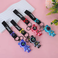 Lightning Bear Keychain Fashion Cartoon Cute Astronaut Bear Doll Bag Pendant