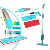 Healthy Spray Mop with Removable Washable Cleaning Microfiber Pad 360 Degree