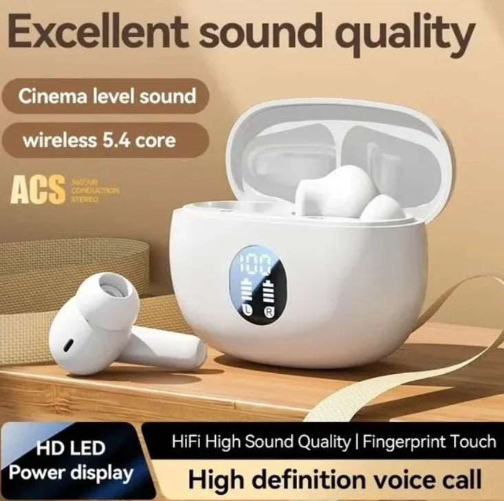 K25 Wireless Bluetooth Earbuds Waterproof, Noise-Clear HD Audio & Integrated