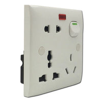 Universal Wall Socket & Switch 10a