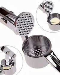 1-piece Durable Metal Garlic Press - Effortless Crusher, Handheld