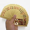 Gold Foil Plastic Waterproof Playing Cards