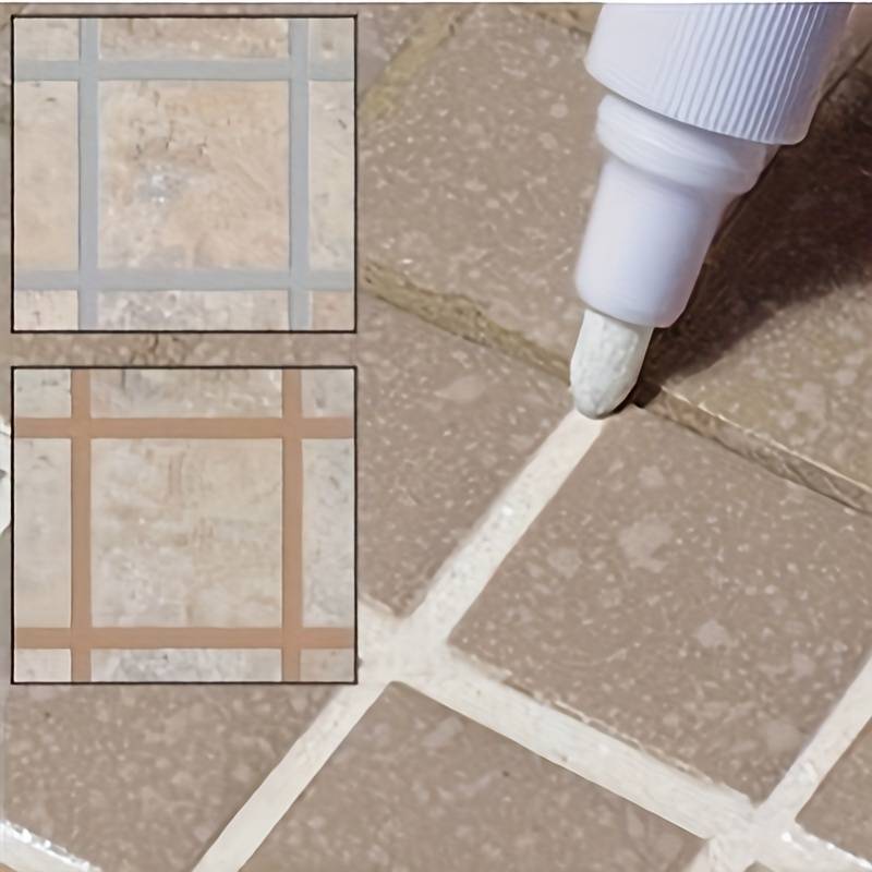 1pc White Waterproof Tile Gap Repair Pen - Effortless Restoration