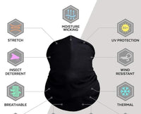 Ultimate Windproof & Dustproof Mask Scarf - Seamless Protection for Sports