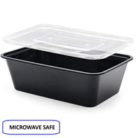 Rectangular Microwave Safe Plastic Food Container 750ml