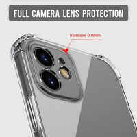 Transparent Reinforced Coners Bumper Tpu Straight Border Defense Case for