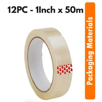 Cello Tape Clear 1" Inch & 2'' Inch 50m & 100m Packaging Tape 1pc Pack and