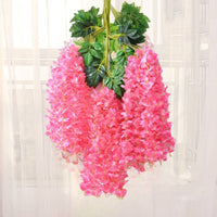 110cm Artificial Flower 1pcs- 5pcs Simulation Wisteria Vine Hanging Plant