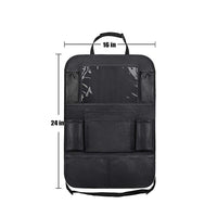 Car Backseat Organizer Car Seat Storage Bag Cover Protector Folding Back