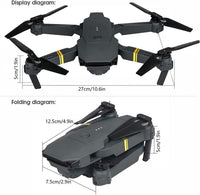 998 Pro Drone with 2.4" Screen & Dual Camera, 4k HD Foldable Rc Quadcopter