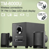 Ultra Loud Subwoofer Kisonli Tm-6000 Multimedia USB 2.1 BT Speaker for PC &