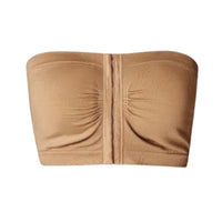 Women's Strapless Bralet Bra Bandeau Crop Top Bra Seamless Bras Top Push Up