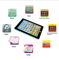 Kids Education Learning Tablet 3d Learning Pad with Alaphabet Keys & Numbers