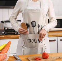 Apron Waterproof Oilproof Can Wipe Hands Kitchen Work Clothes Home Cooking