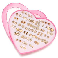 Design Random 36 Pairs/Lot Lovely Mini Earing Cute Snowflakes Cat Butterfly