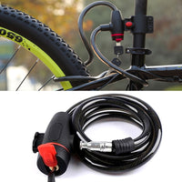 Bicycle Mtb Wire Lock 2 Key Giant Road Cycle Bicycle Lock Anti-Theft