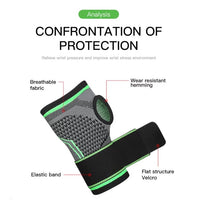 Gym Sports Wristband Wrist Protector Palm Guard Wrist Support Adjustable