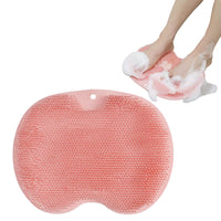 Foot Scrubber for Shower 25 X 30 Cm, Silica Gel Shower Foot Scrubber, Shower