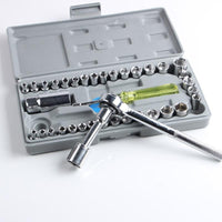 Aiwa 40 PC Tool Kit Set and Socket Wrench