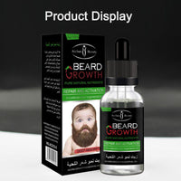 Men Liquid Beard Mustache Growth Essential Oil Fast Enhance Facial Whiskers 40ml