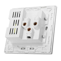 Ac 110-250v 13a USB Wall Socket Universal Wall Socket Panel with 2 USB Port