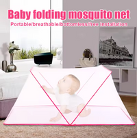 Baby Mosquito Net Infant Portable Folding Crib Bed with Mosquito Net