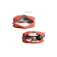 2025 Fashion Female Shoulder Bag Rhombus Embroidered Solid Color Chain Women