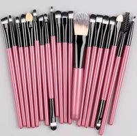 20pcs Premium Makeup Brush Set - Professional Eye, Foundation, Powder