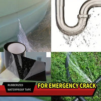 Super Strong Waterproof PVC Pipe Tape - 5ft Long, 2 Inches, Leak-Proof