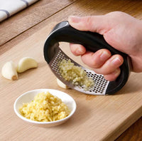 Stainless Steel Garlic Press Crusher Manual Garlic Mincer Chopping Garlic