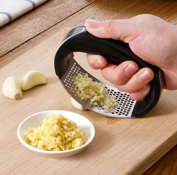 Stainless Steel Garlic Press Crusher Manual Garlic Mincer Chopping Garlic