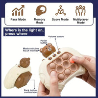 Electric Quick Push Game 4 Modes Finger Movement Brain Game Children Toys