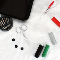 90pcs Compact Travel Sewing Kit with Assorted Threads, Needles, Scissors