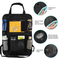 Car Backseat Organizer Car Seat Storage Bag Cover Protector Folding Back