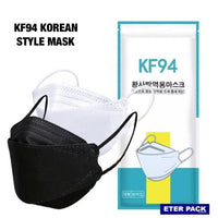 Kf94 5 Piece Reusable Disposable Face Mask Respirator Bfe>95% Filtration