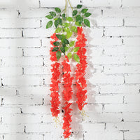 110cm Artificial Flower 1pcs- 5pcs Simulation Wisteria Vine Hanging Plant