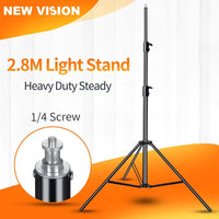 10 Inch RGB Ring Light with Stainless Steel Stand Tripod and Phone Holder