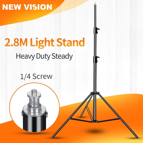 10 Inch RGB Ring Light with Stainless Steel Stand Tripod and Phone Holder