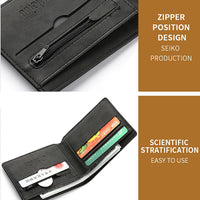 Wallet for Men Slim 6 Credit Card Holder Slots Small Thin Men's Wallet