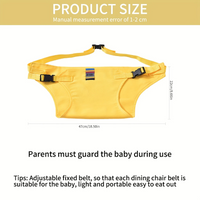 Dining Chair Safety Belt, Universal Portable Eating Dining Going Out Fixed
