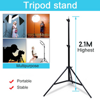 Ring Light with Stainless Steel Stand Tripod and Phone Holder - Tiktok Light