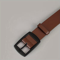 1pc of Stylish PU Leather Belt for Men, Featuring a Simple and Vintage