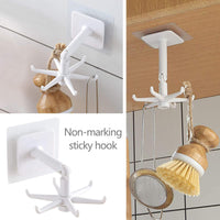 Universal 360 Degrees Rotating Hook Kitchen Accessories Storage Organizer