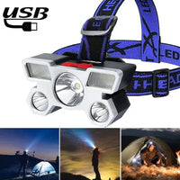 5 LED with Built-in 18650/800 MAh & 14500/400 MAh Battery USB Rechargeable