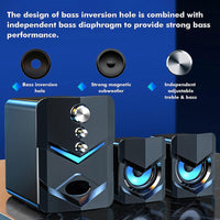 Computer Speakers, Desktop PC Speakers, Laptop Speakers, Desktop Stereo