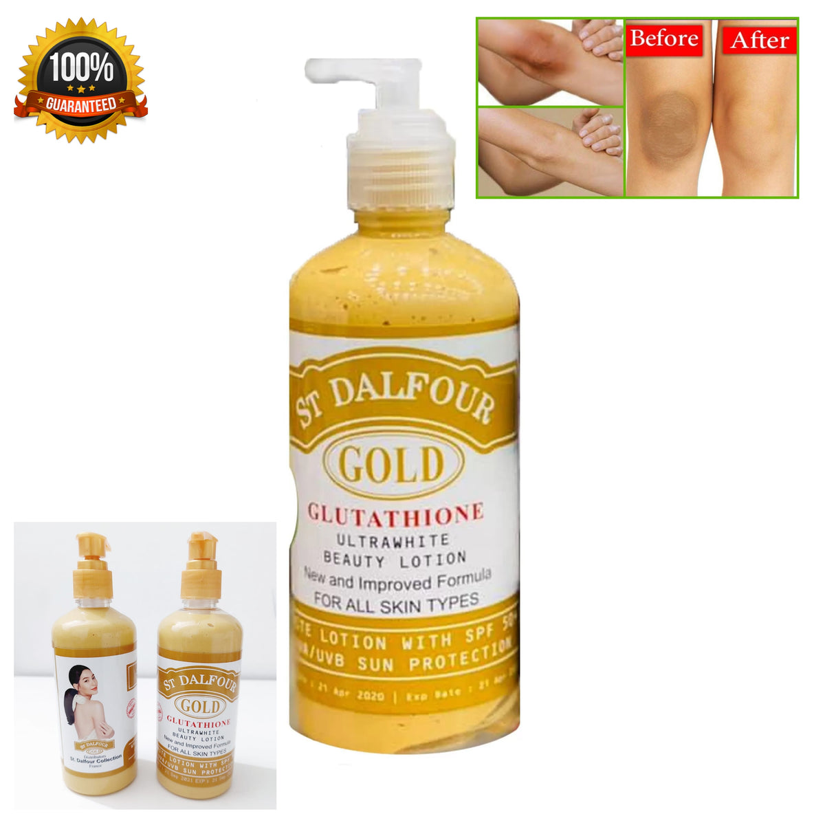 St Dalfour Gold Body Lotion 300ml