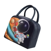 Cartoon Thermal Insulation Lunch Bags Oxford Fresh Cooler Pouch for Students