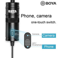 Boya By-m1 Lavalier Clip-On Microphone for Smartphones, Camcoders, DSLR