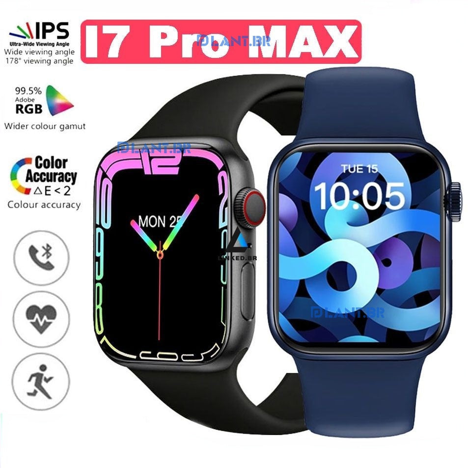 I7pro Max Series 7 Smart Watch 1.86 Inches 2.5d Curved Full Touch Screen